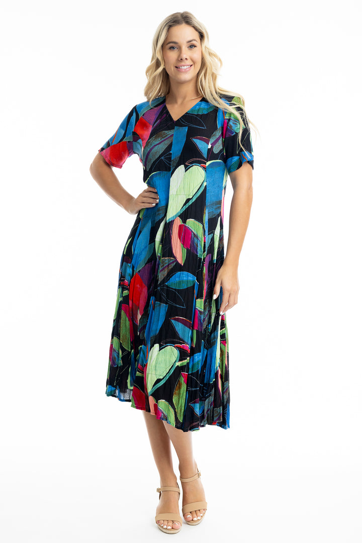 SEYCHELLES SS GODET DRESS