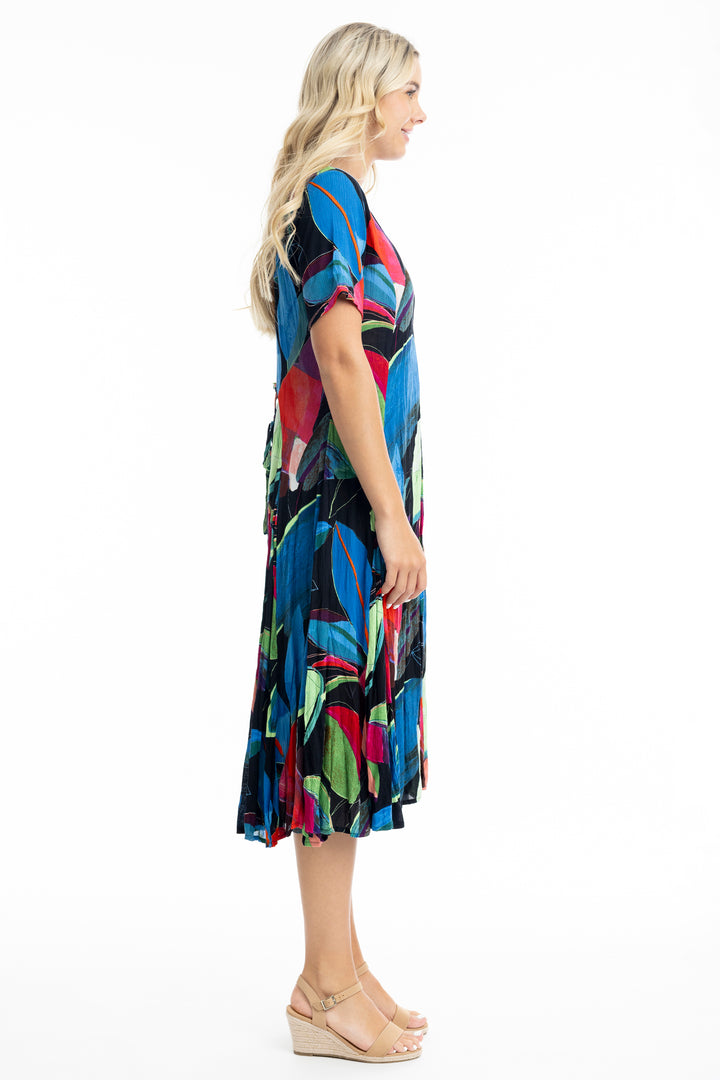SEYCHELLES SS GODET DRESS