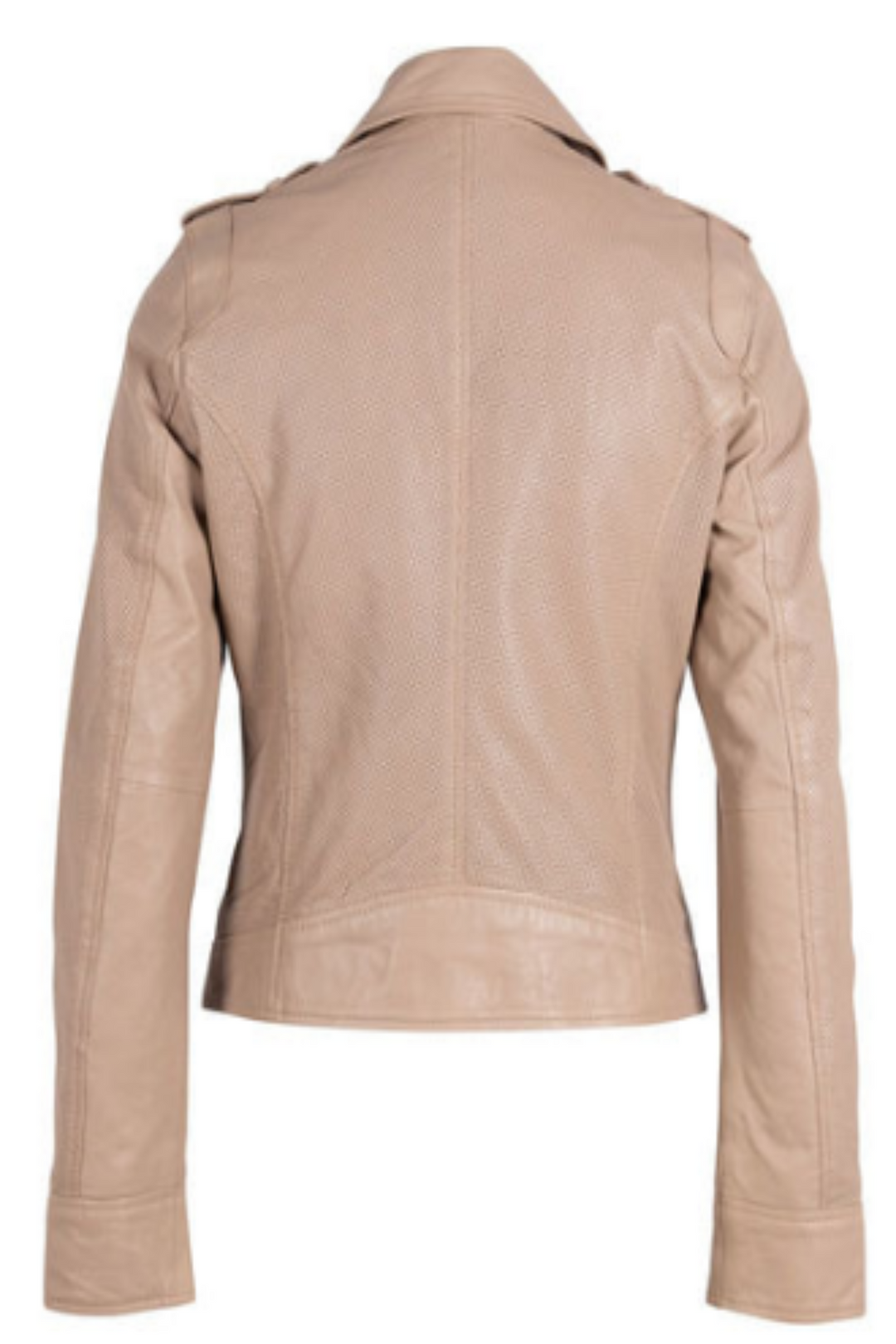 REAL PERFORATED LEATHER JACKET