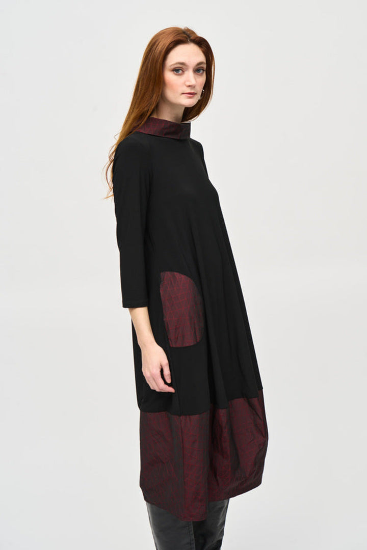 COCOON DRESS WITH GEO MEMORY