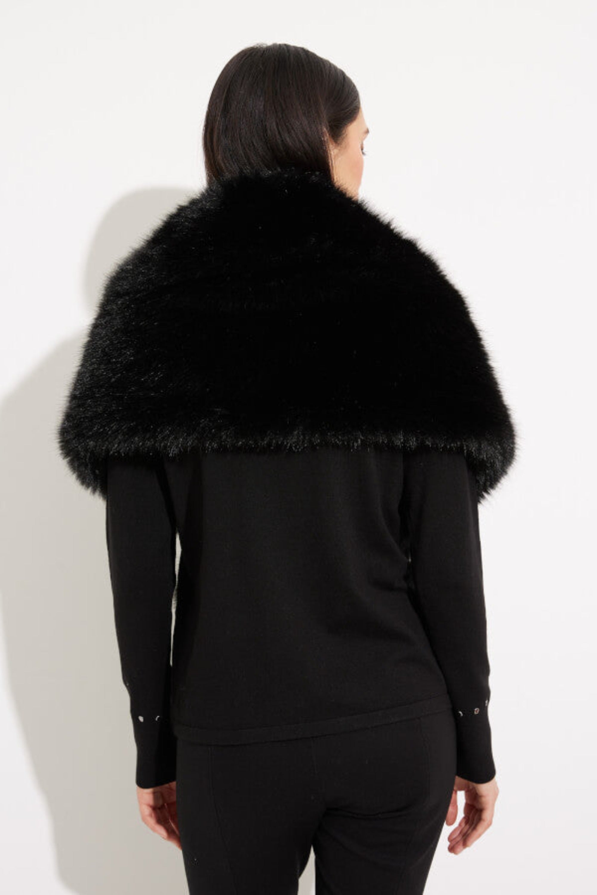 【NOFFICIALNOFFICE】CURLY FUR SHAWL JACKET /追跡付 Spacey White Crinkled Vinyl Coat with Fluffy Faux Fur Collar