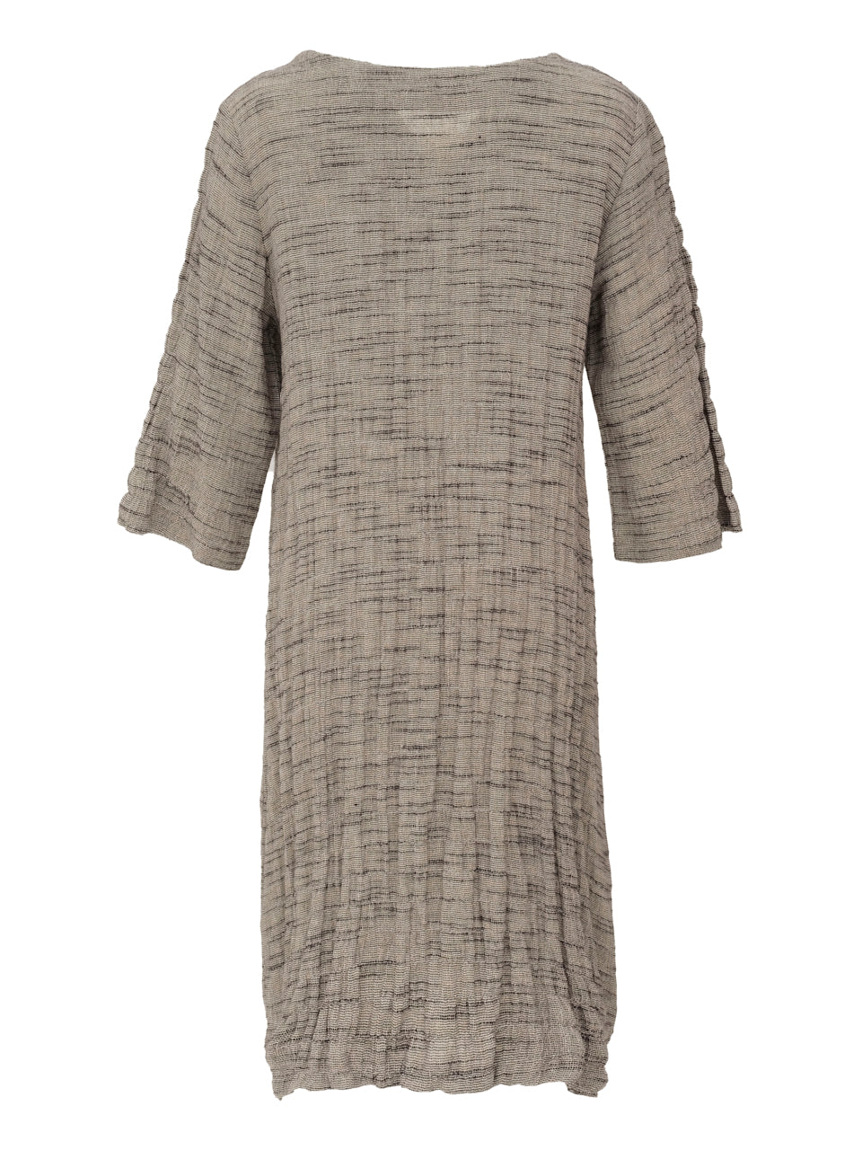 Ever Sassy Spring 2023 women's casual relaxed fitting loose cotton and linen dress - back
