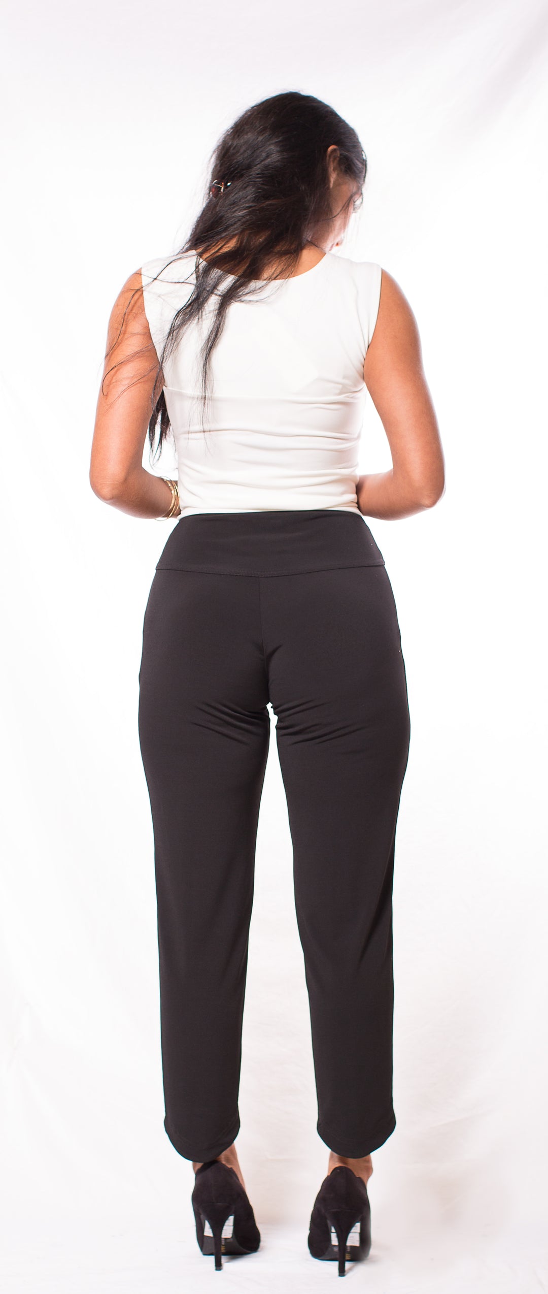 Made in Canada women's casual cropped dress pants for work, holiday parties or weddings