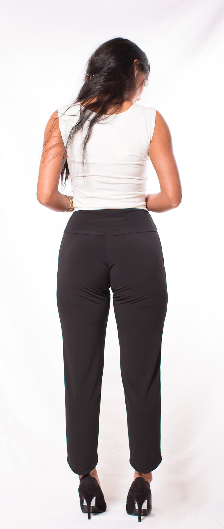 Made in Canada women's casual cropped dress pants for work, holiday parties or weddings